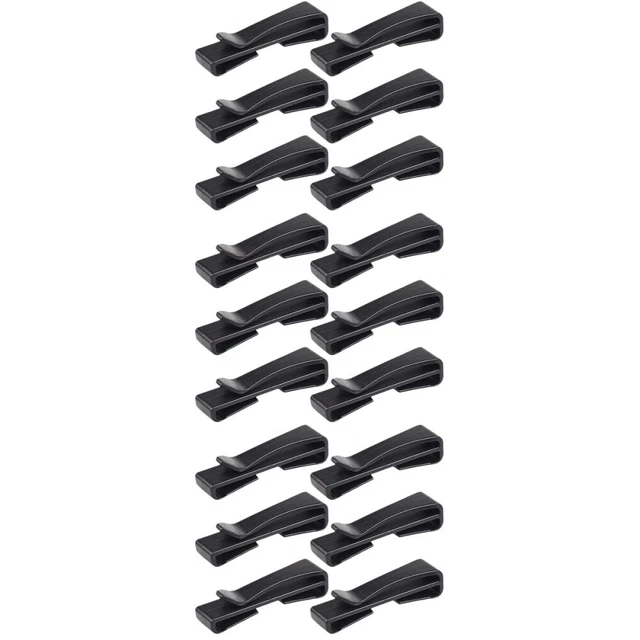 10 piezas hebilla de cinturón clips de hebilla dominadores web exterior antideslizante