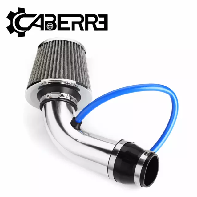 Universal 3'' Cold Air Intake Filter Car Aluminum Induction Kit Pipe Hose System