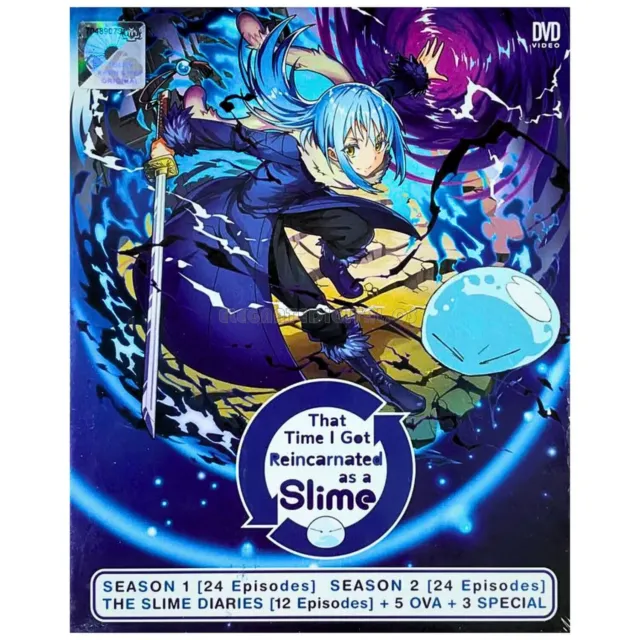 ENGLISH DUBBED Tensei Shitara Slime Datta Ken SEASON 1+2 + Slime Diaries +  5OVA