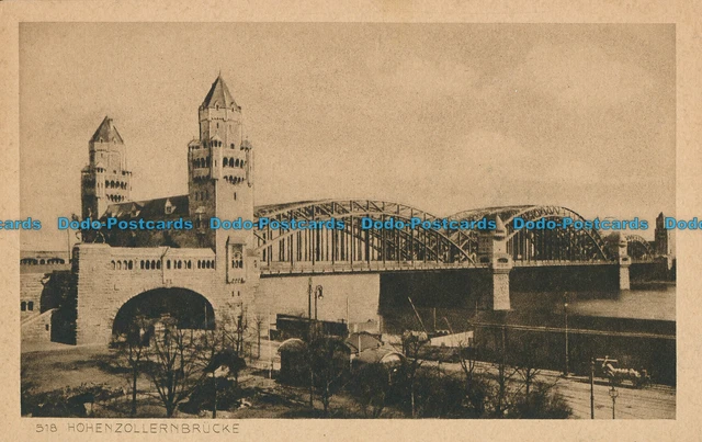 R023366 Hohenzollernbrucke. Koln. Karl Rud. Bremer