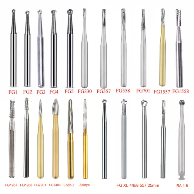 Dental Clinic Tungsten Carbide Burs Endo Bur For High Low Speed Handpiece VIP