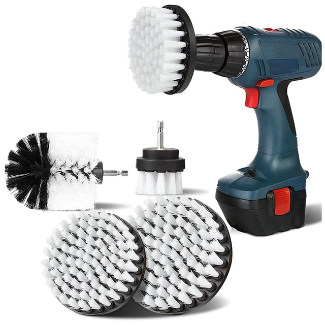4 piezas taladro limpieza busto, 2 / 3.5 / 4 / 5 rotaciones limpieza Q5Y9
