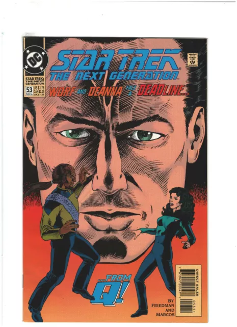 Star Trek The Next Generation #53 VF 8.0 DC Comics 1993 Captain Picard and Data
