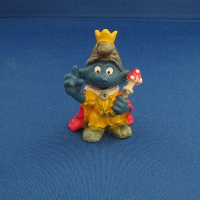 FIGURINE SCHTROUMPF SCHLEICH - Schtroumpf sur Tricycle 1978 Germany EUR