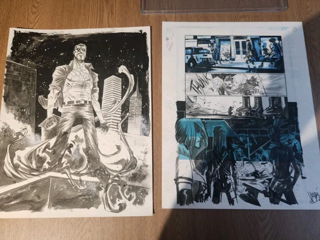 ORIGINAL COMIC BOOK Art Page £52.67 - PicClick UK