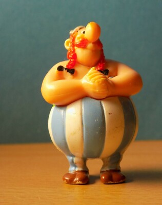 ASTERIX & OBELIX - Astérix et Obélix - figurine assis : : Figurine Plastoy Asterix