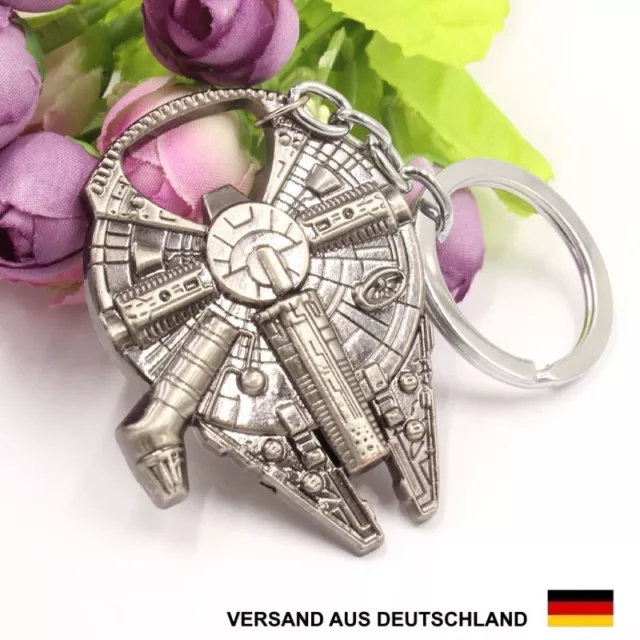 Star Wars Millennium Falcon Figur Flaschenöffner  Raumschiff Schlüsselanhänger