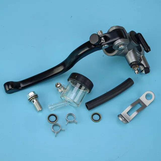 Left 22mm 7/8" Brake Clutch Master Cylinder Hydraulic kit for Motorcycle new