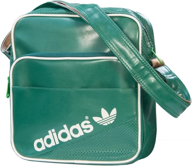 ADIDAS borsa eco pelle a tracolla Sir Bag green verde foresta unisex