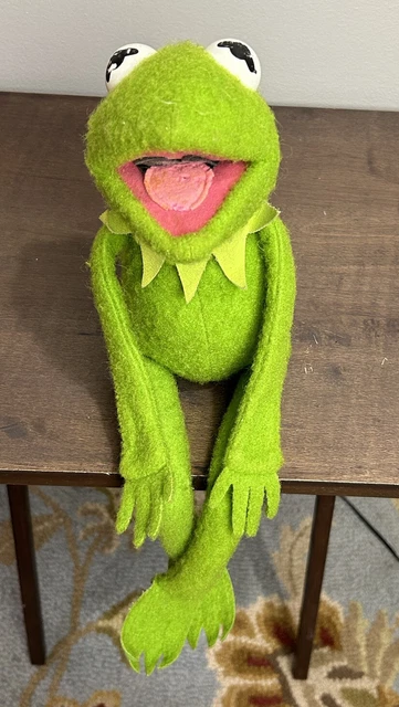 Vintage Plush Kermit the Frog #850 Jim Henson Muppet Doll Fisher Price Toy 1976
