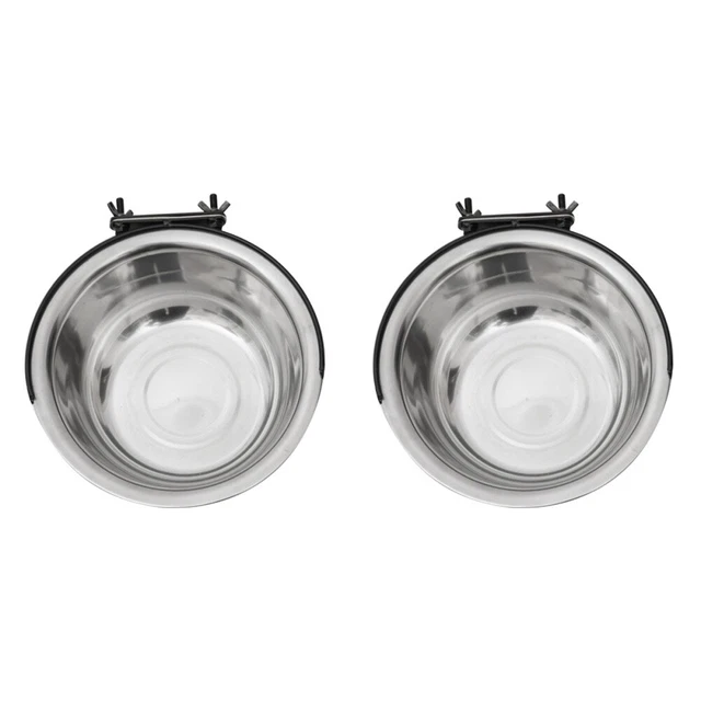 2 pcs Bol Pet Bol D'eau Animaux Chargeur Bol Chenil Tasse Chien Caisse Bol D'eau