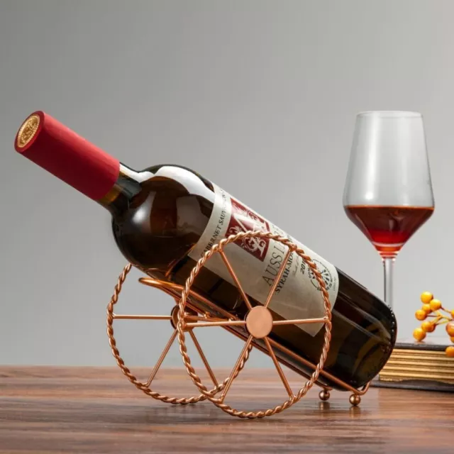 Wheels Design Wine Display Holder Wine Bottles Stand  Beer Whisky Wine Bottles