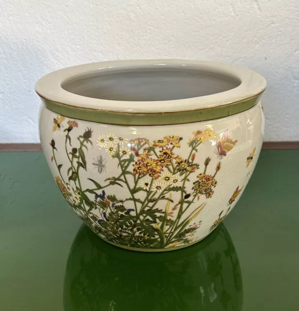 Cachepot Ceramica Dipinto A Mano Royal Family