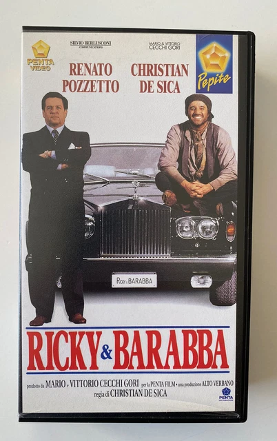 RICKY & BARABBA [VHS] Italian Language 1992 Video Tape Comedy VGC $18. ...