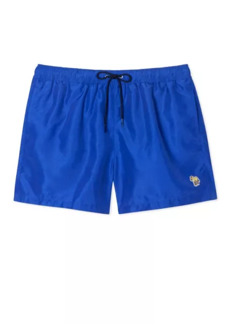 Paul Smith Zebra Logo Swim Shorts Blue Mens