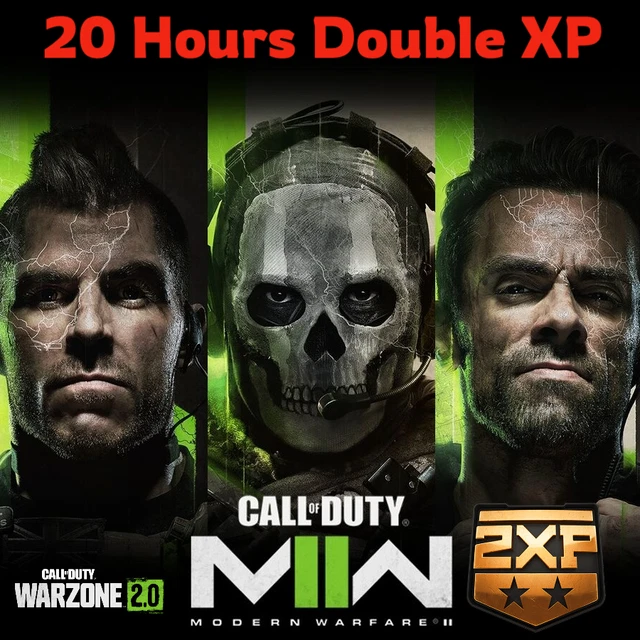CALL OF DUTY Modern warfare 2 (COD MW 2) 20 Hours Double XP 2XP ⚡Fast
