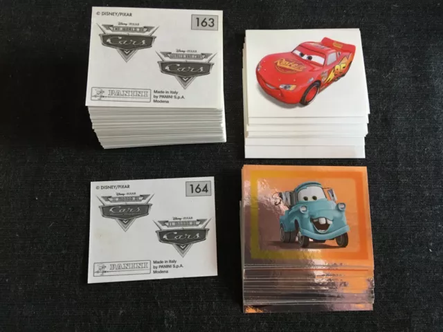 Lot Panini 188/190 Stickers Le Monde De Cars 2010 Disney Pixar Sans Doubles Mint