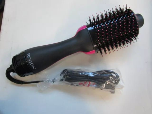 Revlon Salon One-Step RVDR5222 Warmluft und Volumenbürste - Schwarz/Pink