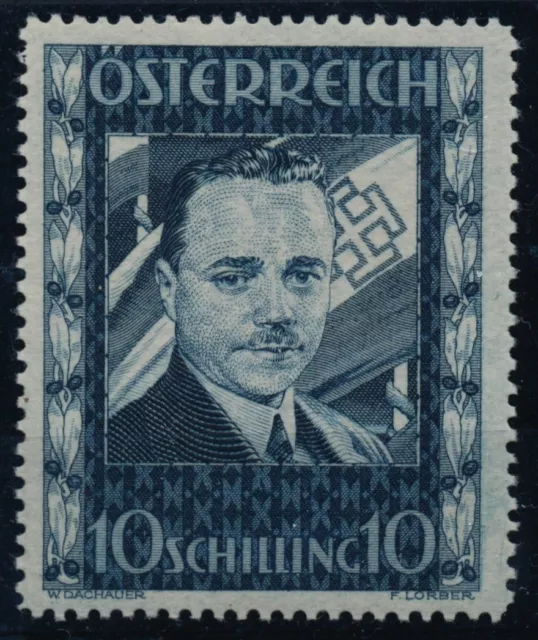 ÖSTERREICH 1936 ANK 588, DOLLFUSS, ungebraucht * Kw:1000,-€ Uwe STEINER ATTEST!