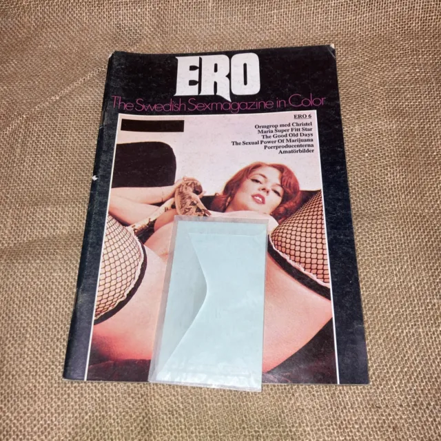 Vintage 1970s ERO #6 Adult Nudity Photo Magazine & Stories (see details)