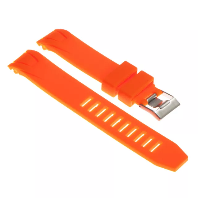 StrapsCo Silicone Rubber Watch Band Strap for Seamaster Planet Ocean