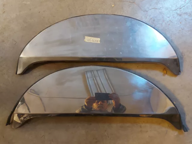 1965 1966 Olds Fender Skirts. Stainless Steel FOXCRAFT OWS 65 66 Dynamic 88 Pair 1965 1966 Olds Fender Skirts. Stainless Steel FOXCRAFT OWS 65 66 Dynamic 88 Pair