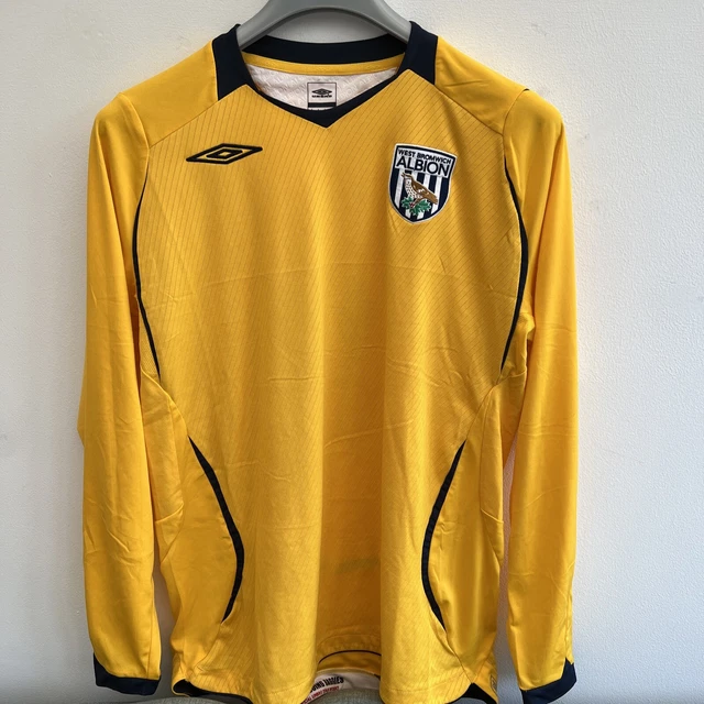 2008/2009 West Bromwich Albion Away Football Shirt Baggies WBA large mens L/S 8
