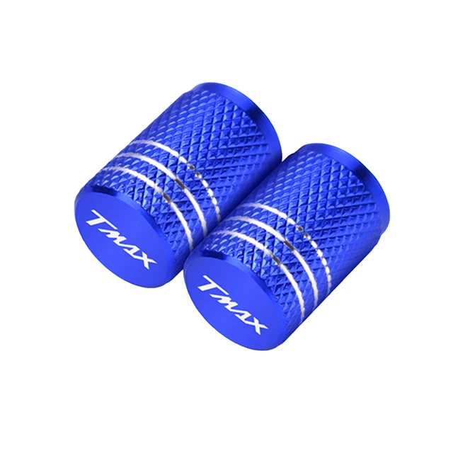 MF4952 - Tappi Coprivalvola Valvola Penumatico CNC Blu Yamaha TMax 500 530 560