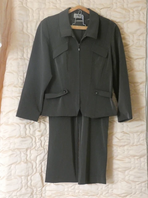 Ensemble 2 pièces veste + pantalon beige - Brentiny Paris