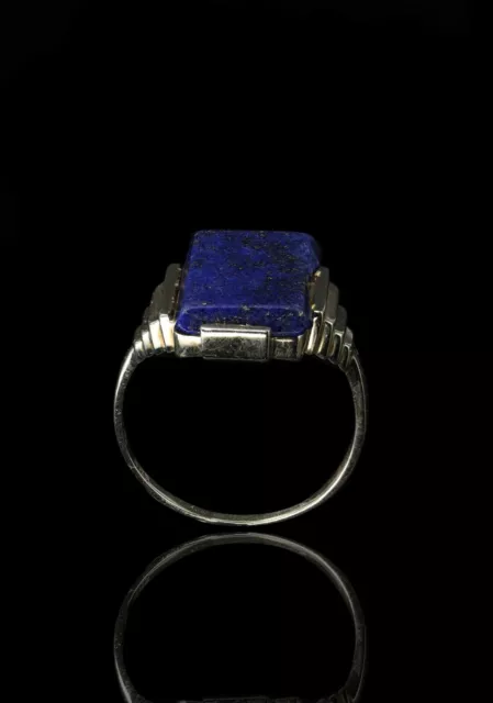 585/14kt or Jaune Anneau, Avec Lapis Lazuli,Taille 53, Bon État 2