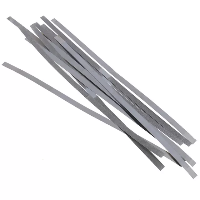 12pcs 4mm Dental Metal Polishing Stick Strip Single Surface Whtening Materi-wf
