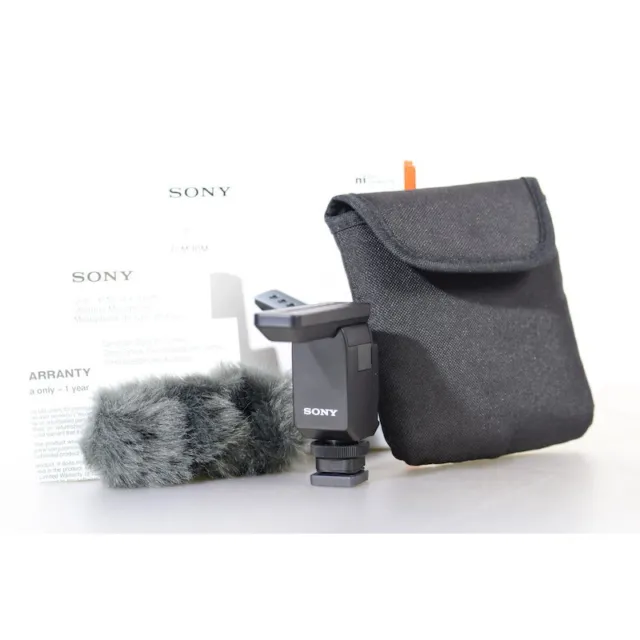 Sony Shotgun Microphone ECM-B1M - Micrófono compacto 3 en 1 para zapatilla de accesorios