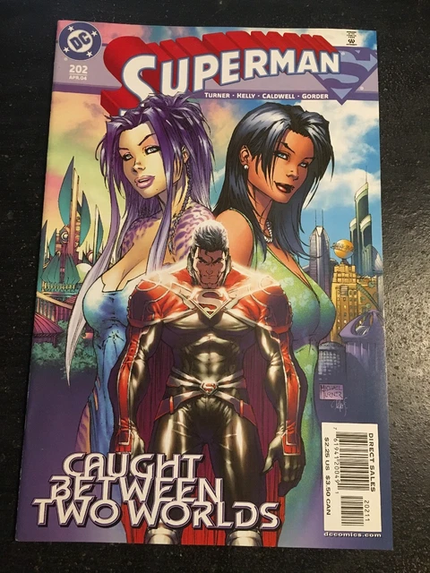 Superman#202 Incredible Condition 9.2(2004) Micheal Turner Art!!