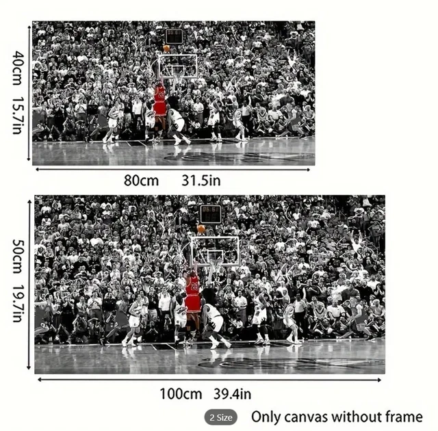 michael jordan last shot black and white