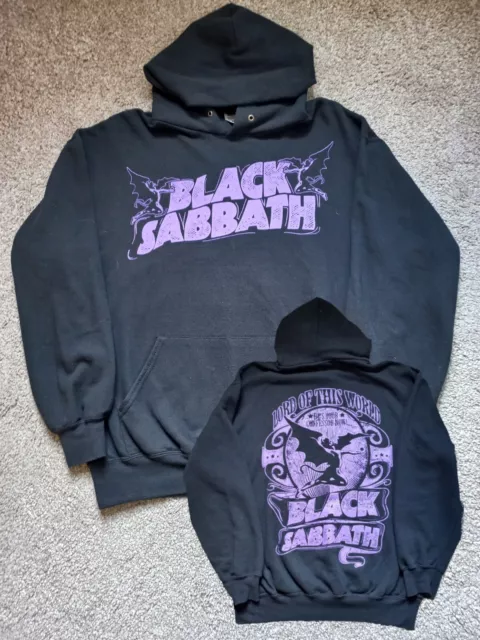 Black Sabbath Hoodie - Size L - Heavy Metal - Ozzy Osbourne Motorhead