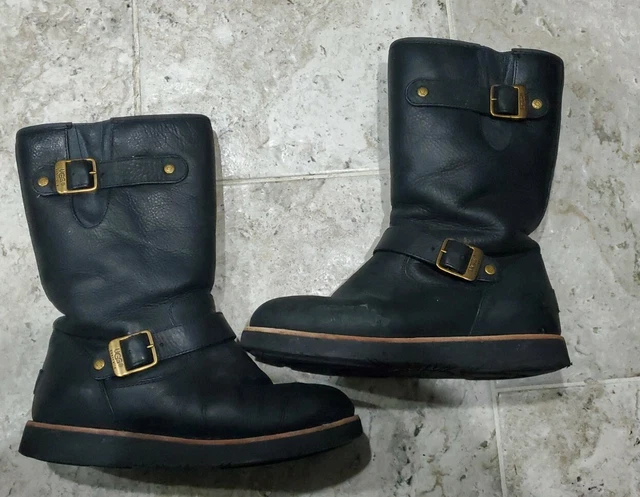 Gorgeous Ugg Australia Boot Kensington Ii Black 1004144 Women's Size Us7 Rare!!! Gorgeous Ugg Australia Boot Kensington Ii Black 1004144 Women's Size Us7 Rare!!!