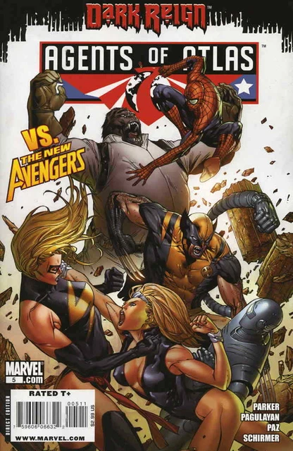 Agents of Atlas (2nd Series) #5 VF/NM; Marvel | Dark Reign New Avengers - we com