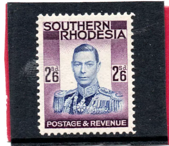 Southern Rhodesia GV1 1937 2s.6d ultramarine & purple sg 51 NHM/UM