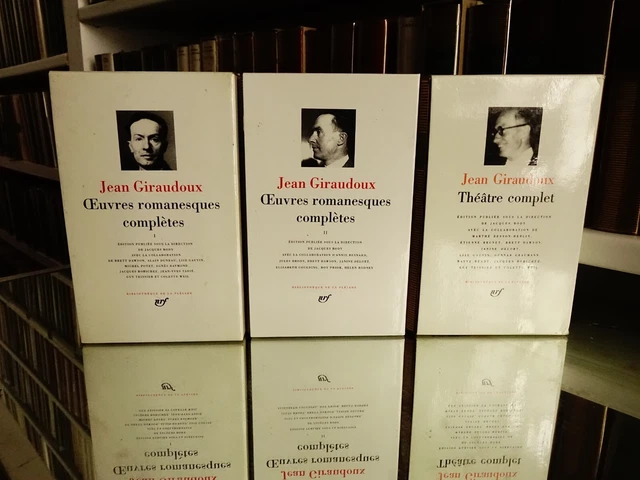 Jean Giraudoux pléiade LA PLÉIADE JEAN Giraudoux Intégrale 3 volumes Théâtre complet