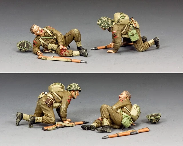 Figurine King And Country DD327 "Storming The Beach" Set No.1 - Neuf En Boîte