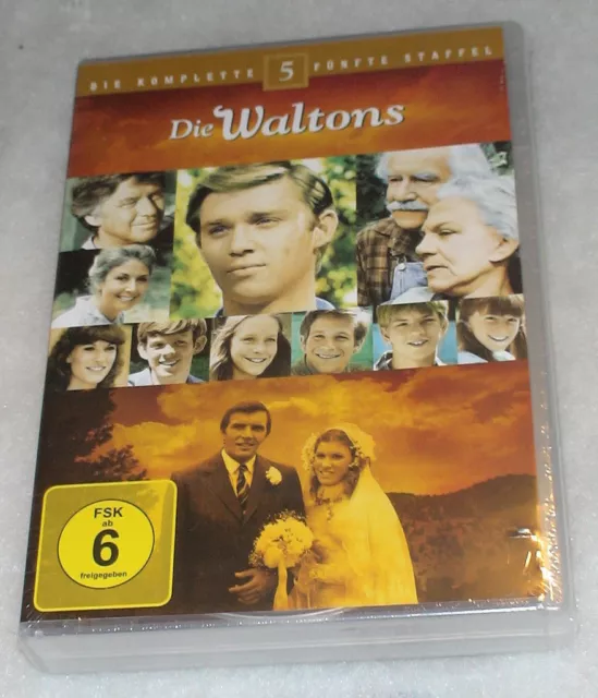 The Waltons Completo Temporada 5 Fifth - DVD Caja Juego Nuevo Sellado - Región 2