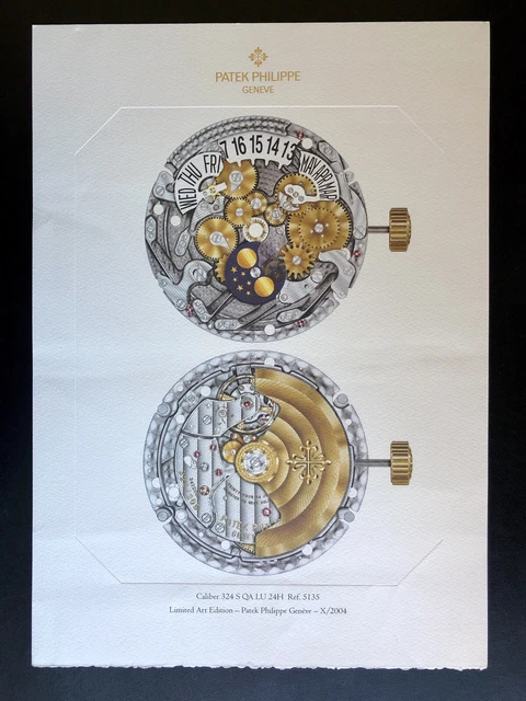Patek Philippe Gondolo Calendario 5135 Limited Art Edition Lithography 2004 II