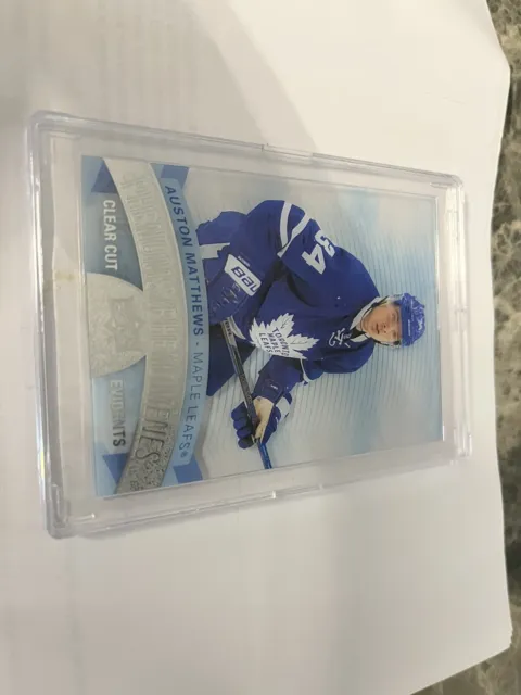 2017-18 UD Tim Hortons Clear Cut Phenoms Auston Matthews 🔥 # CCP-14 🔥