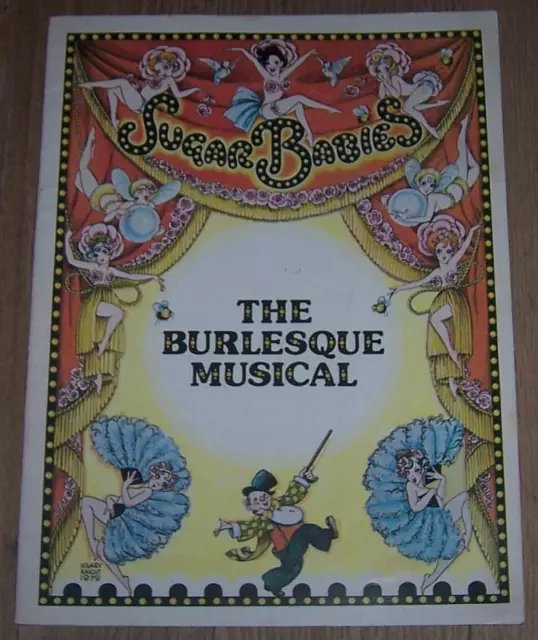 Sugar Babies Burlesque Musical Souvenir Program Mickey Rooney Ann Miller 1979
