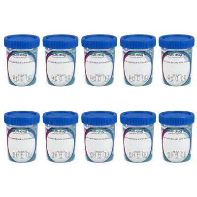 Kit de taza de prueba de drogas de 12 paneles prueba de múltiples drogas alta precisión paquete de 10 pruebas