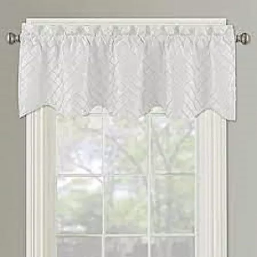 Bella Da Kensington Pintuck Foderato Tendine Mantovana 43.2x132cm Bianco