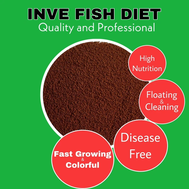 1 Bag 100 Gram -INVE Premium Feed -Best Food For Betta & Guppy-Fish Food 3.52 Oz 2