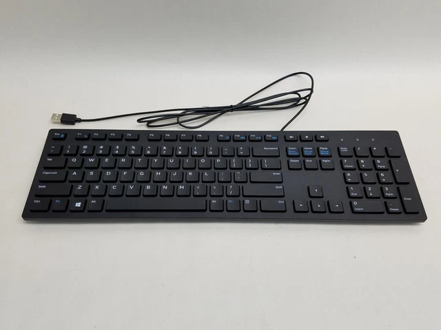 New Dell G4D2W KB216-BK-US Slim Multimedia USB Wired Desktop Keyboard
