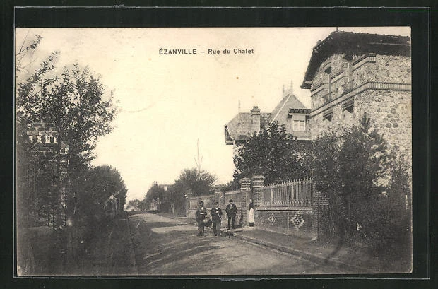 CPA Ezanville, Rue du Chalet 1920
