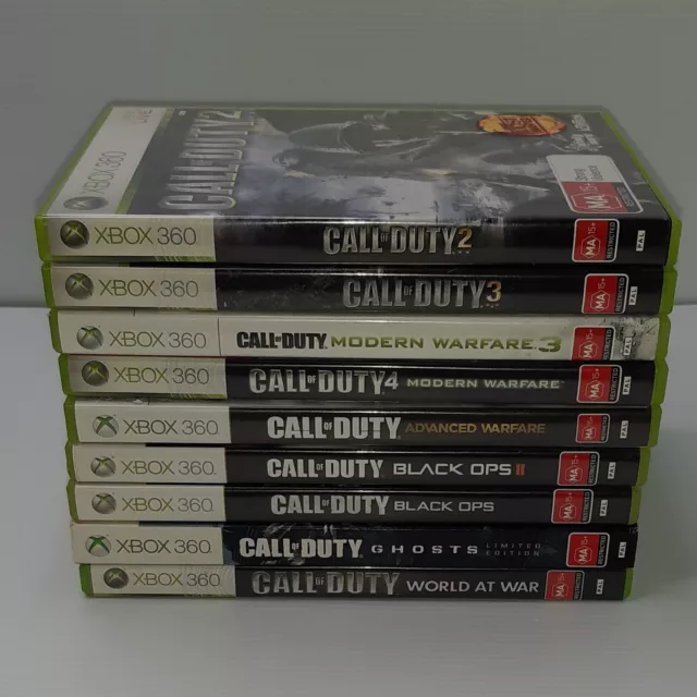 Xbox 360 Call Of Duty Bundle All Games Modern Advanced Warfare